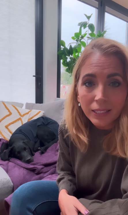 A Place In The Sun presenter Jasmine Harman was relieved after her puppy Astro recovered from emergency surgery