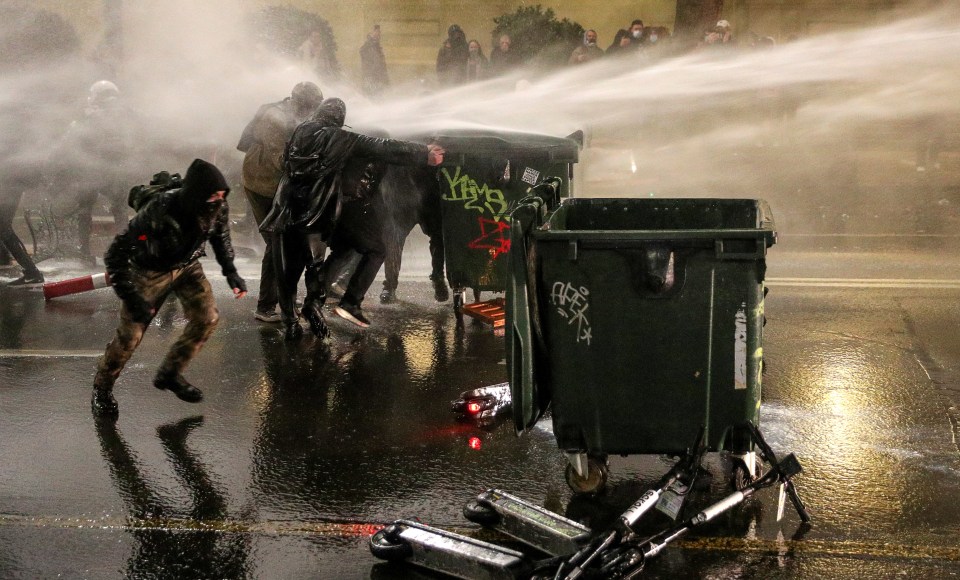 The worsening of his health comes only days after massive protests in Tbilisi