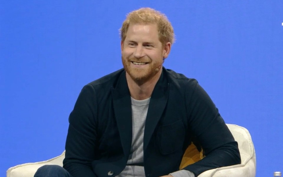 Harry, chief impact officer at BetterUp, appears on stage at a two-day event in San Francisco on March 8