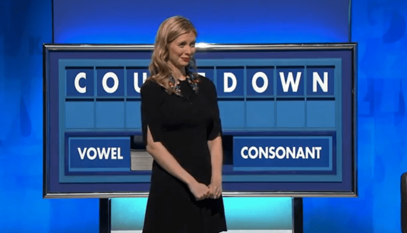 Countdown’s Rachel Riley cut a chic figure in a little black dress on the Channel 4 show