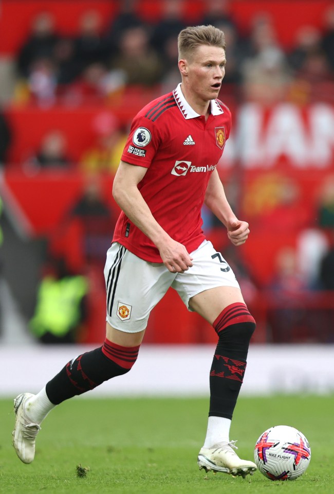 Manchester United ace Scott McTominay has fallen down the pecking order in midfield