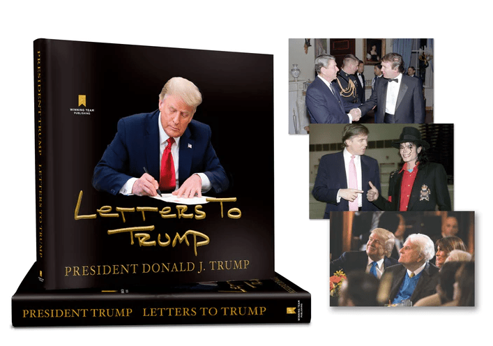 Trump is publishing 'Letters to Trump' which includes messages with celebrities and leaders