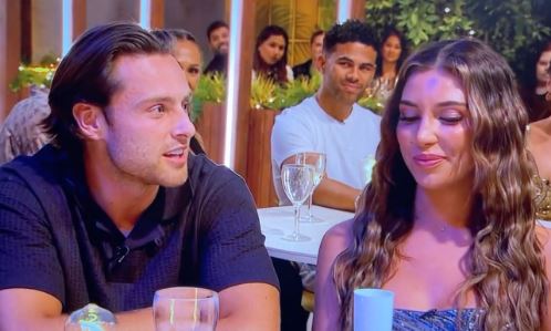 The pair gave an extremely awkward interview to Maya Jama on Love Island: Aftersun