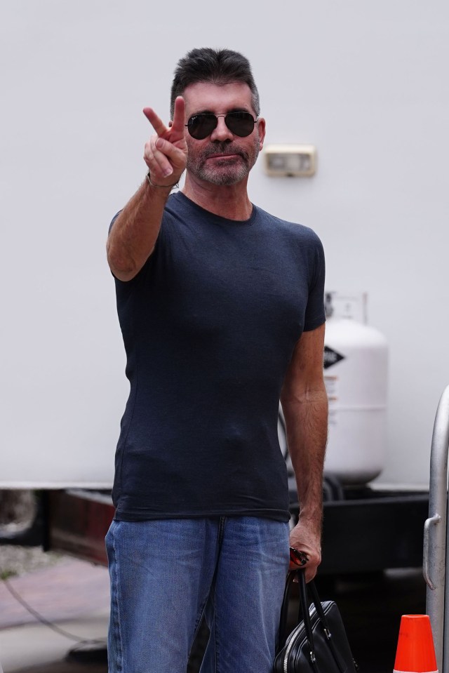 Simon Cowell looked slimmer than ever as he arrived at the America's Got Talent auditions