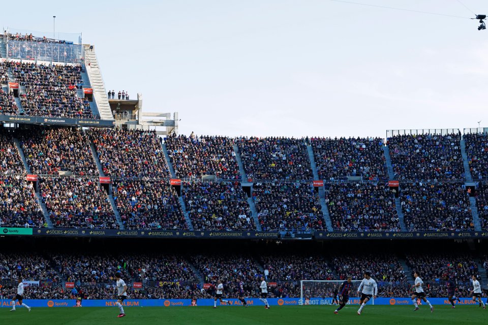 Barcelona's stadium was renamed the Spotify Camp Nou as part of the deal