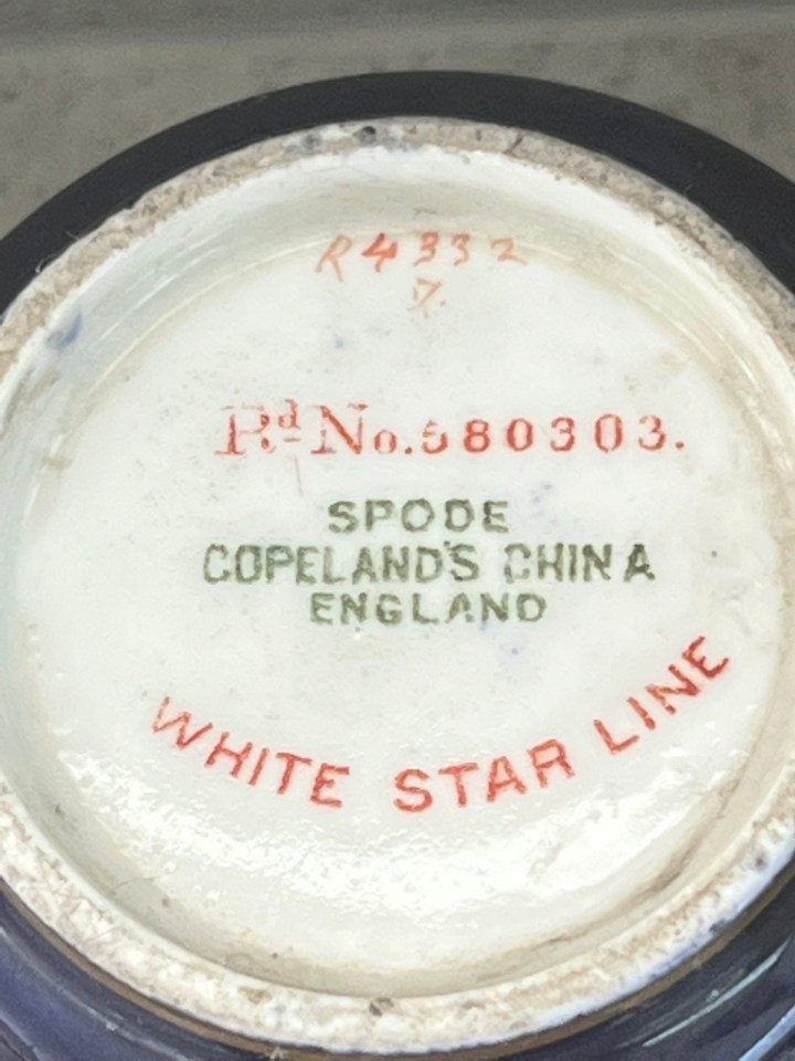 It had been made for White Star Line’s Titanic ship