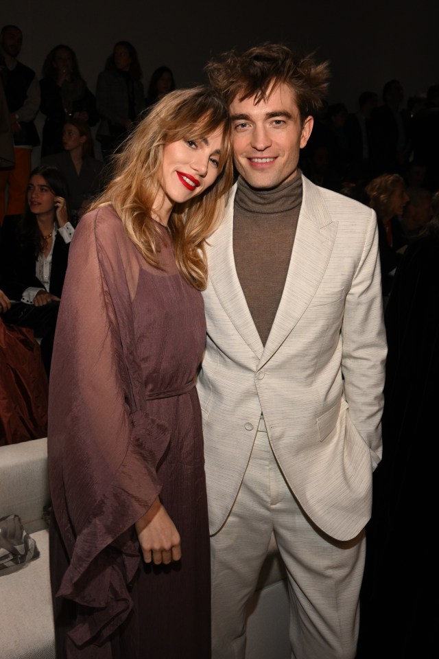 Suki Waterhouse with her boyfriend Robert Pattinson