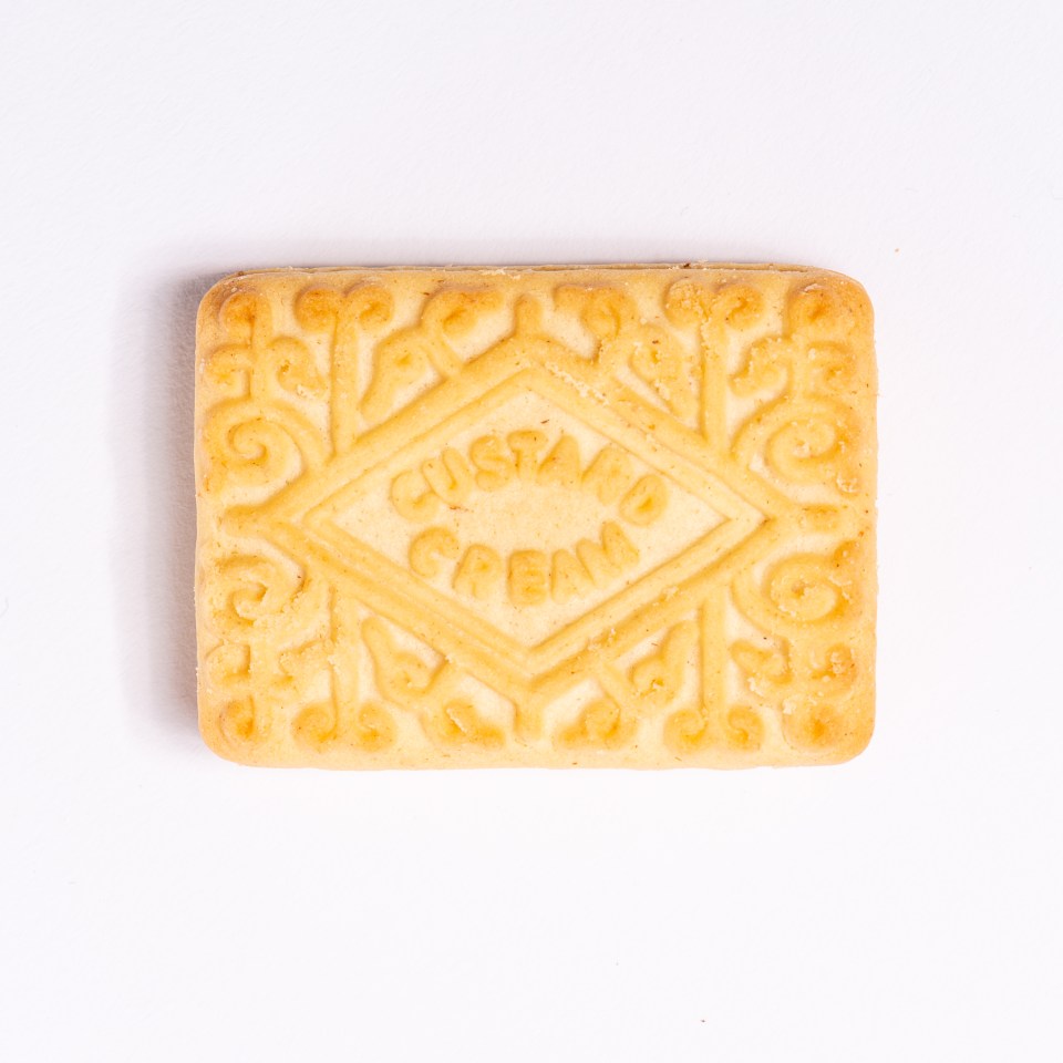 There are just 57 calories in a single custard cream