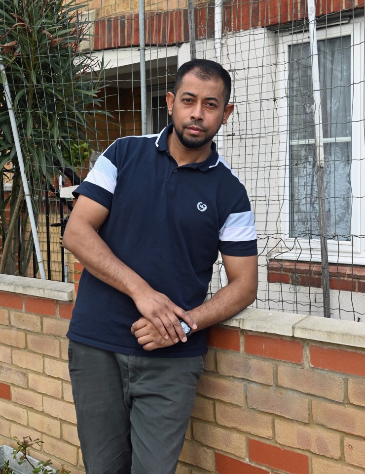 Mohammed Shahzan, 42, has lived in Thamesmead for ten years with his four kids and said he is not scared