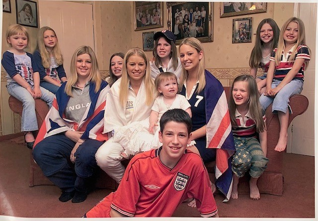 Her big family has showered her with gifts over the years