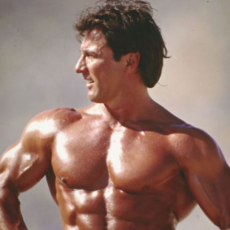 The throwback picture is taken around the time the champ was winning Mr Olympia titles in the late 70s