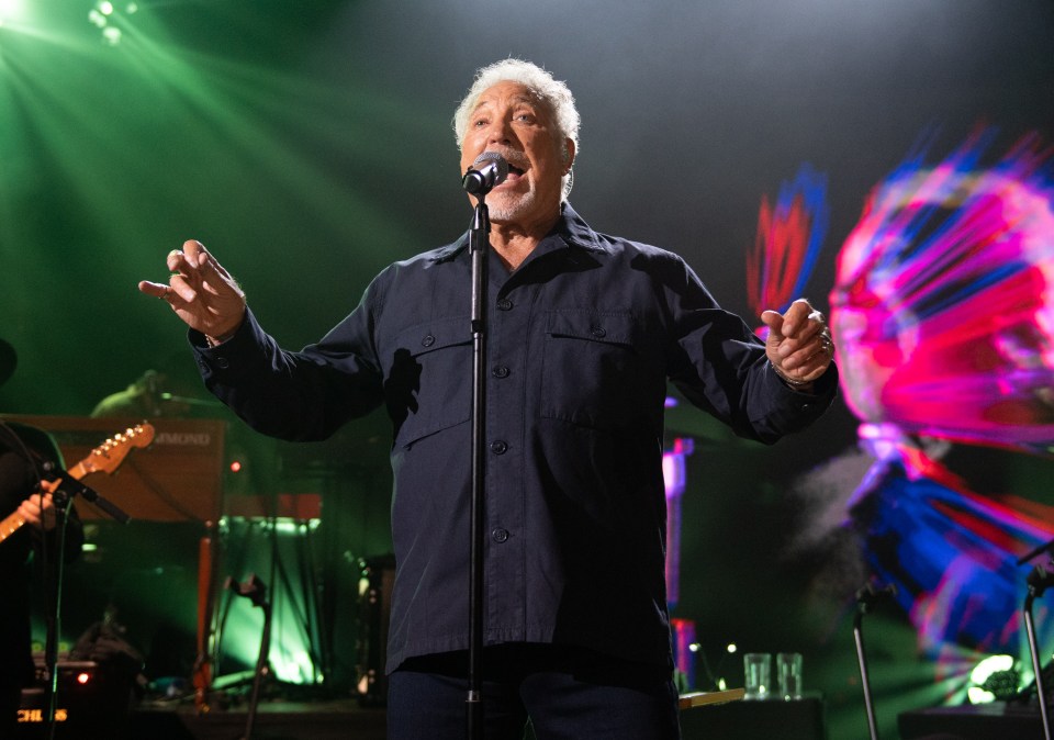 Fans will be in their element now Tom Jones is performing