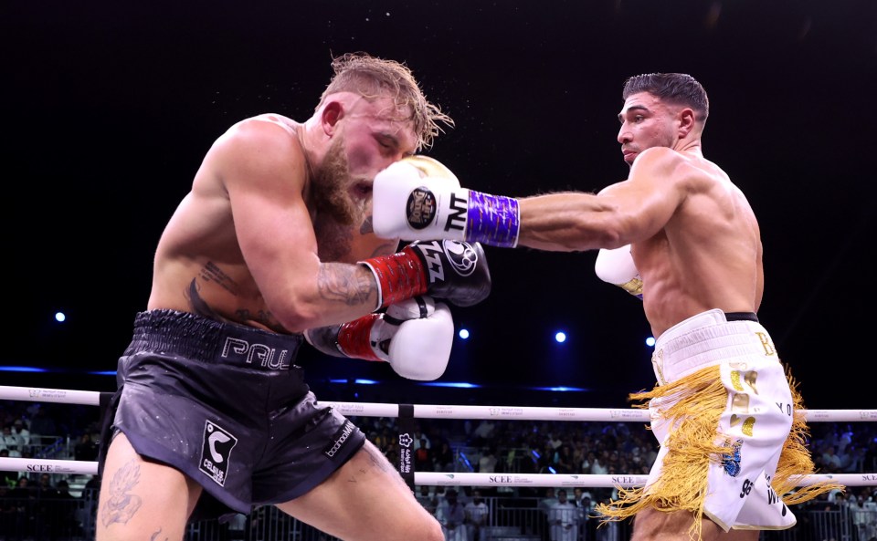 Tommy Fury beat Jake Paul in the Middle East at the end of February