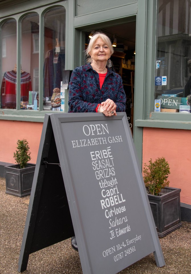 Elizabeth Gash clothes shop manager Rosemarie Long