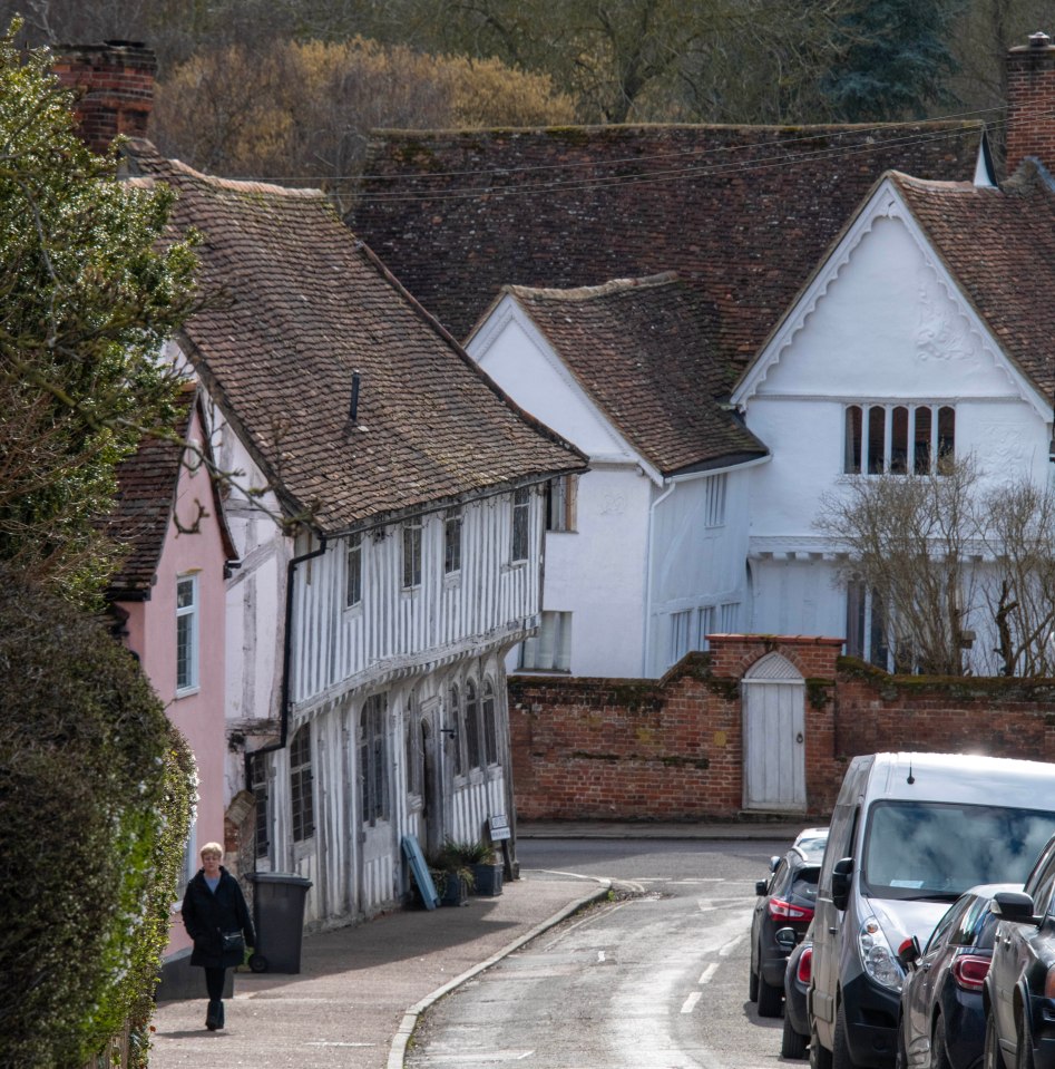 The village of Lavenham, Suffolk - a prime film set location