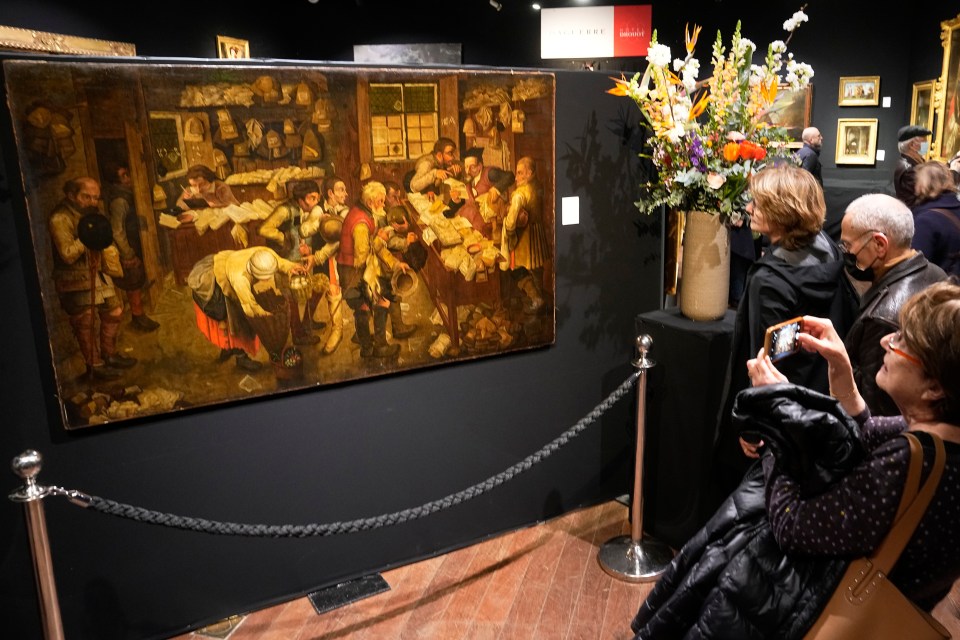 A stunned auctioneer found the £700,000 artwork at a home in France