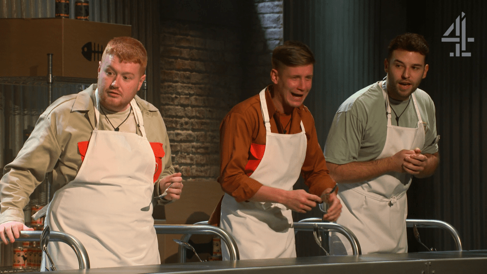 The Grafters are forced to taste different types of pet food for the latest challenge