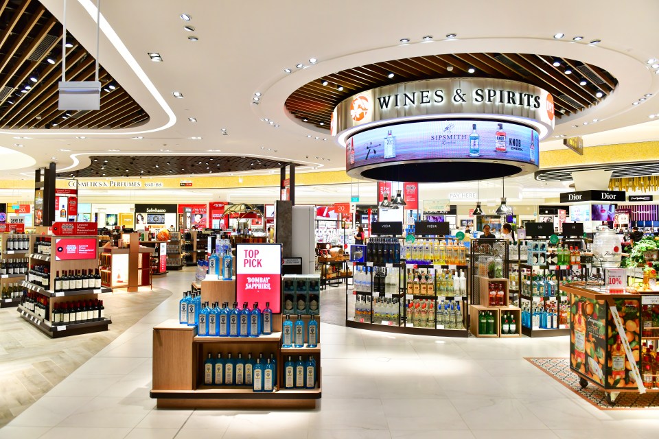 Some duty free items may be more expensive than they are in shops outside the airport