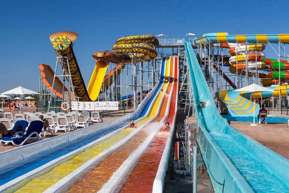 Aqua Mirage Club has a great selection of slides