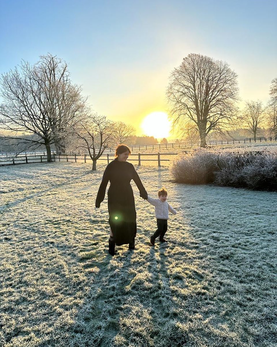 Eugenie and Jack shared an adorable family photo in honour of Mother's Day earlier this year