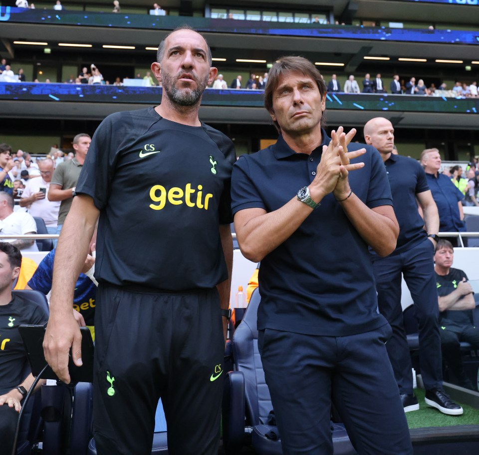 Cristian Stellini was Antonio Conte’s assistant at Tottenham for the duration of the Italian’s tenure