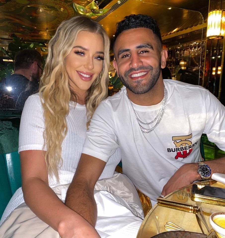 Riyad Mahrez and Ward got secretly married last year and had a baby together