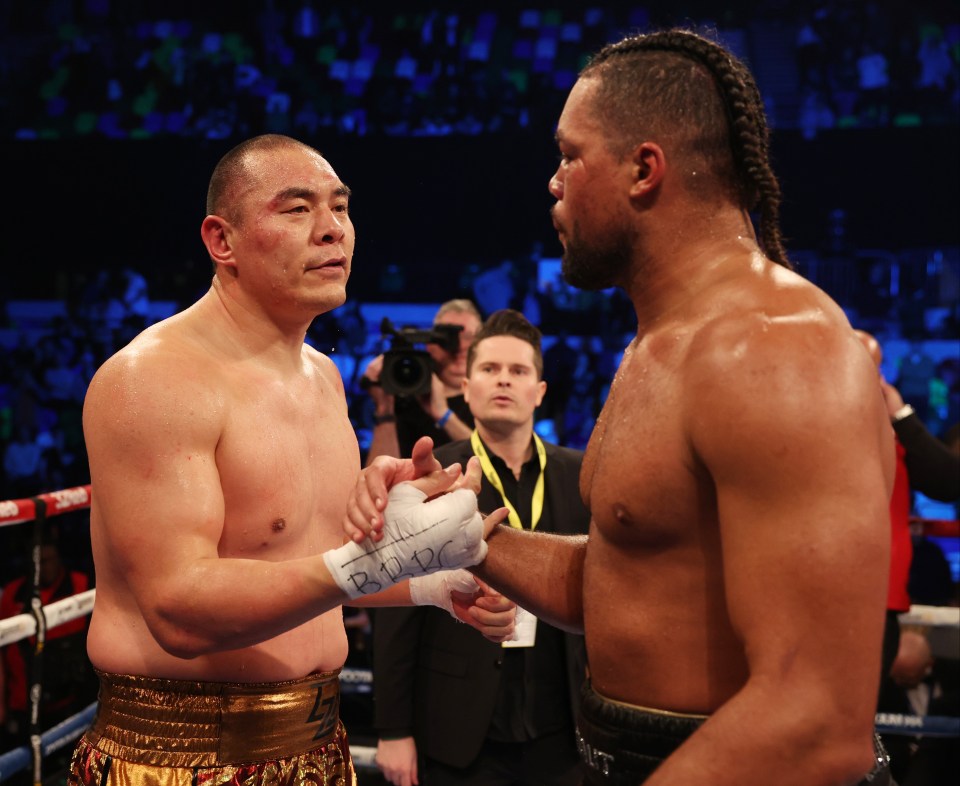 Zhilei Zhang following victory over Joe Joyce