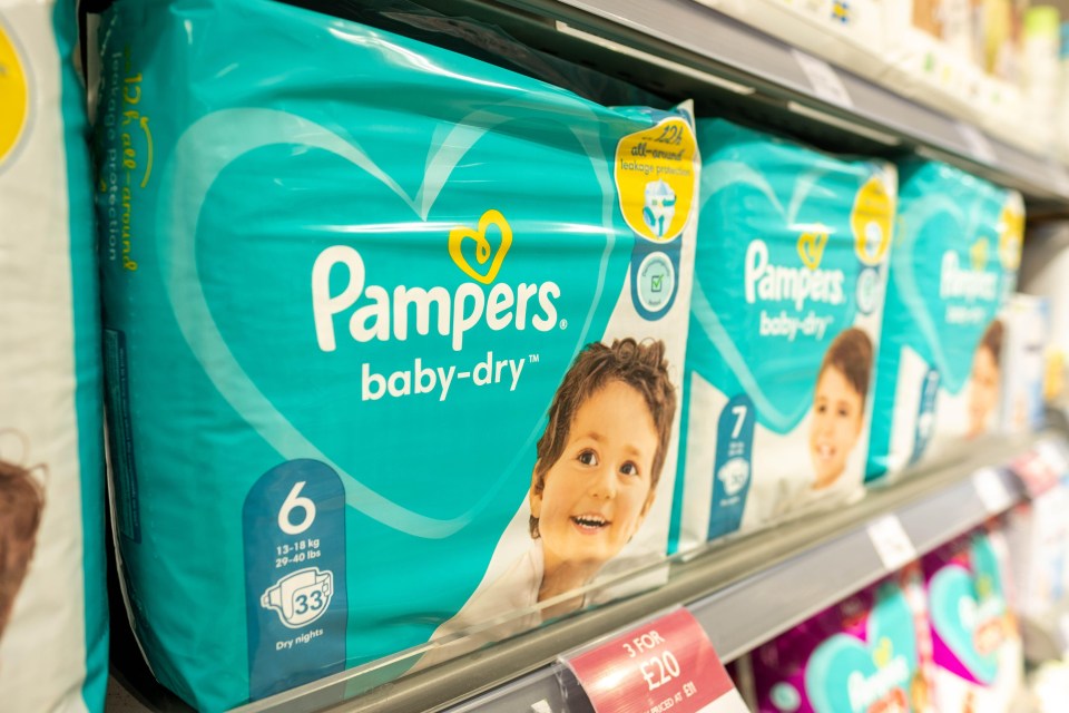 Pampers is giving away free nappies