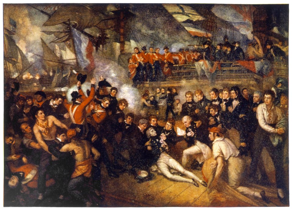 The 1805 Battle of Trafalgar was Britain's famous naval victory over the French