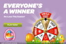 Everyone's a winner with the Easter Mega Wheel on Sun Bingo!