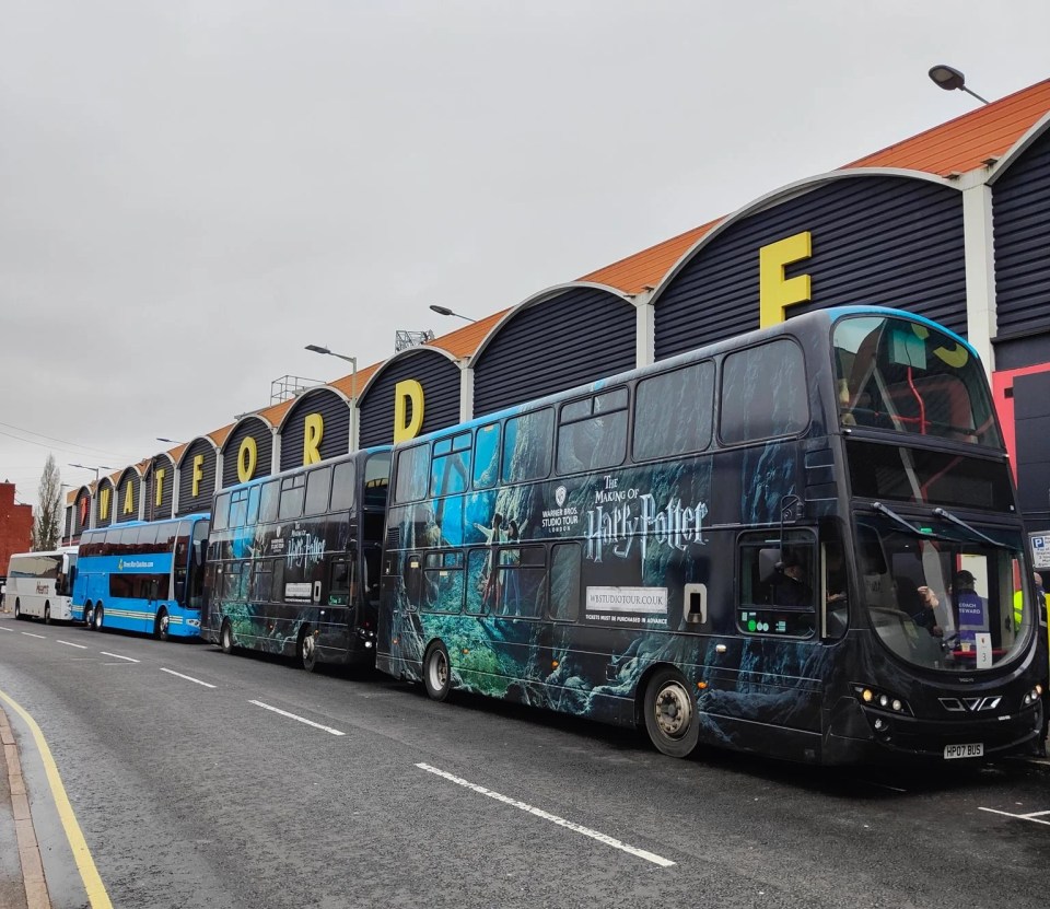 The Hornets laid on Harry Potter buses for their travelling fans