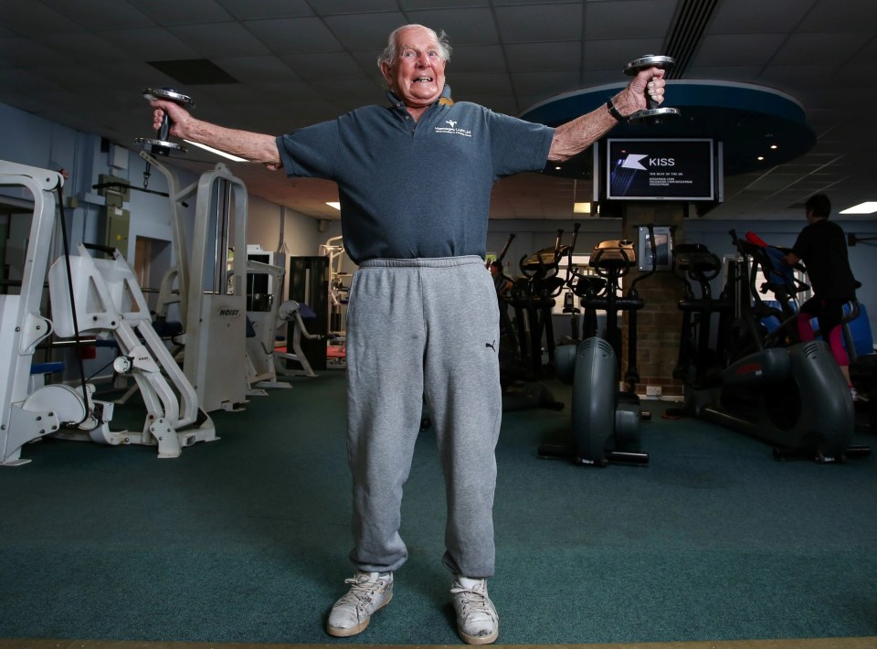 John Hamilton still has an active lifestyle even if he is 105 years old