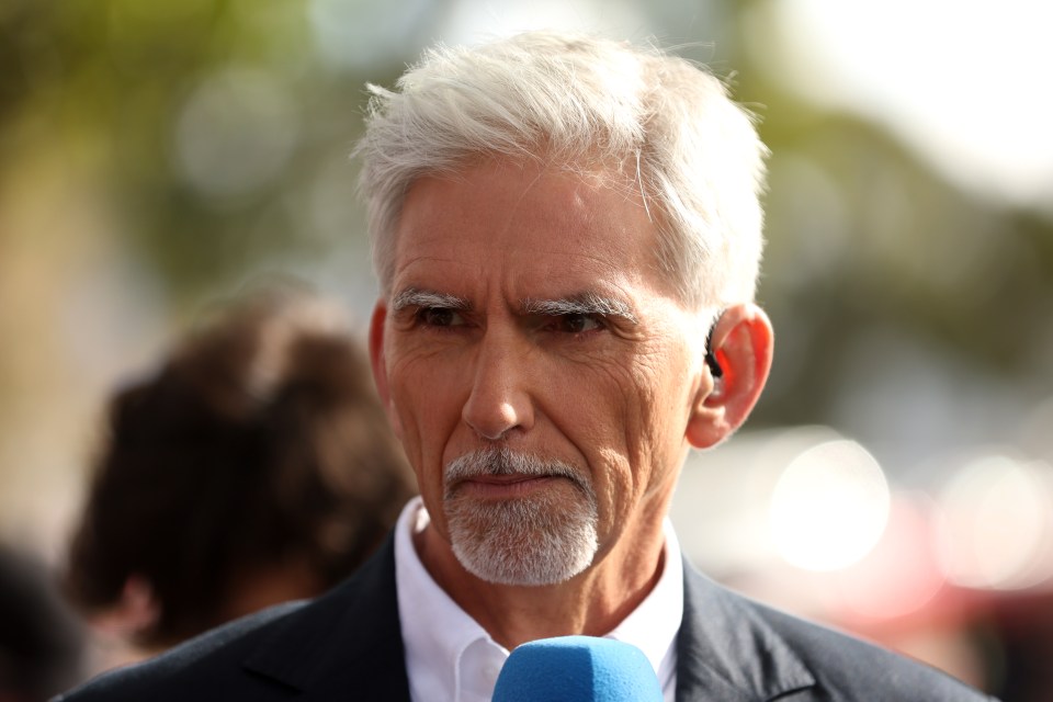 Damon Hill now works in the media Paddock on race weekends