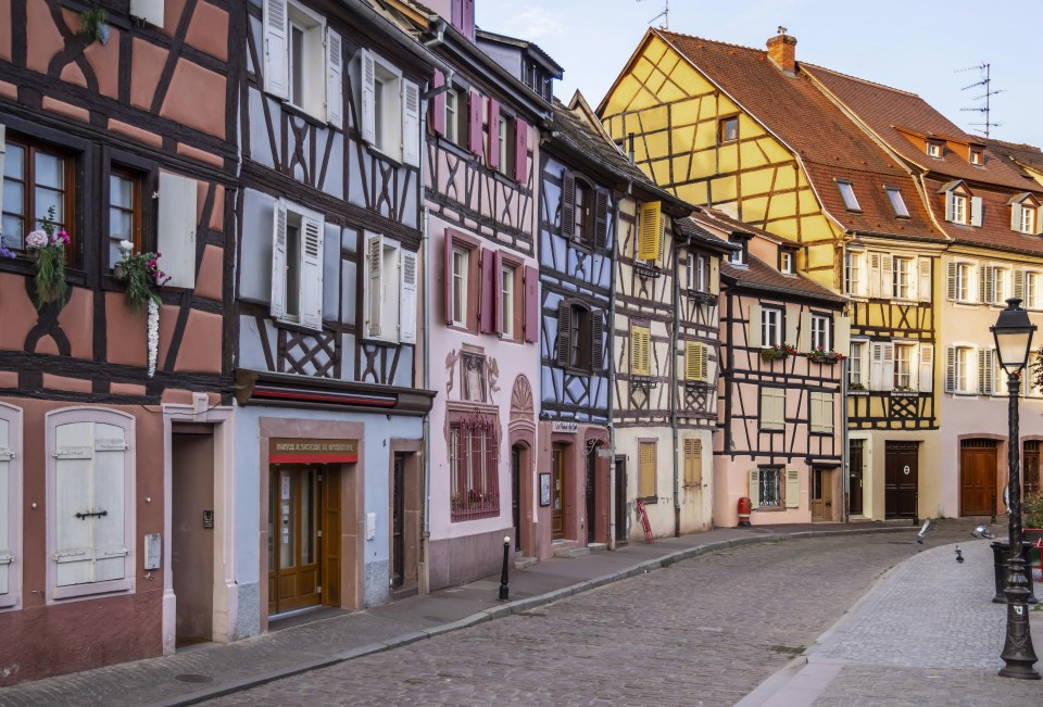 Colourful half-timbered houses remind tourists of those found in Hansel and Gretel