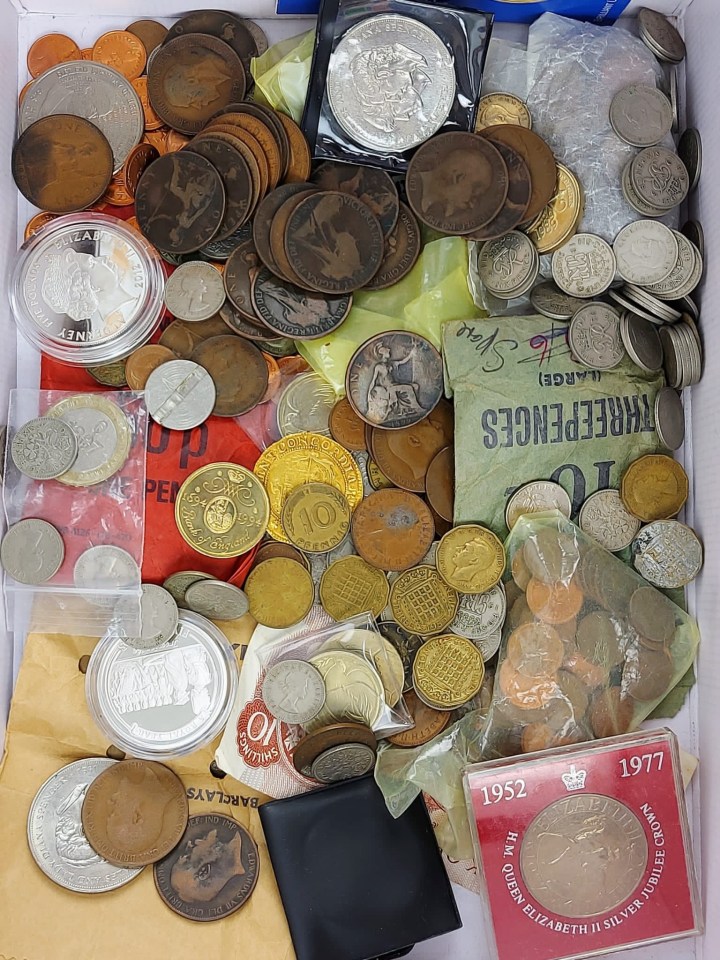 The rare coin was found among other loose change that had been kept in a drawer for years