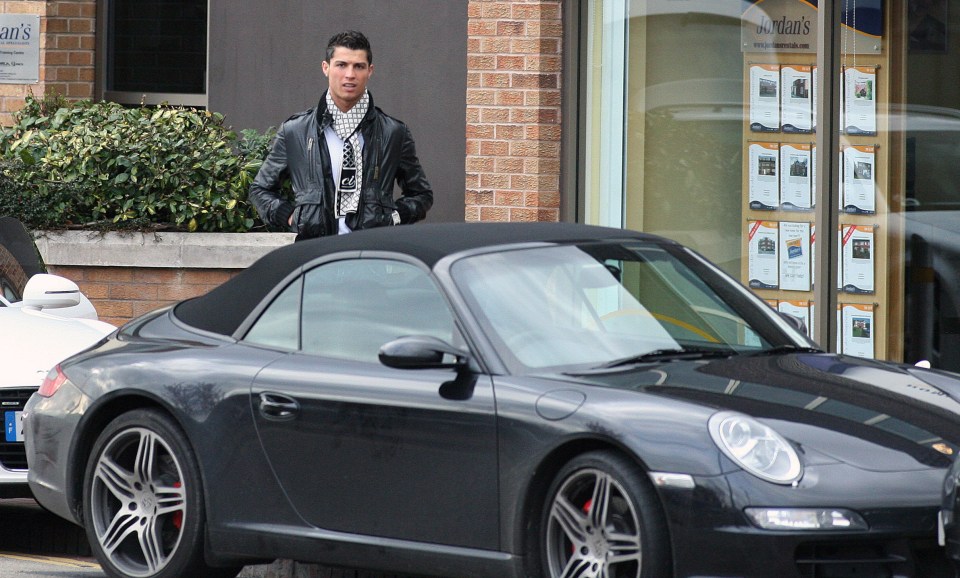 Cristiano Ronaldo sold his Porsche for half price in exchange for a Pussycat Doll's number