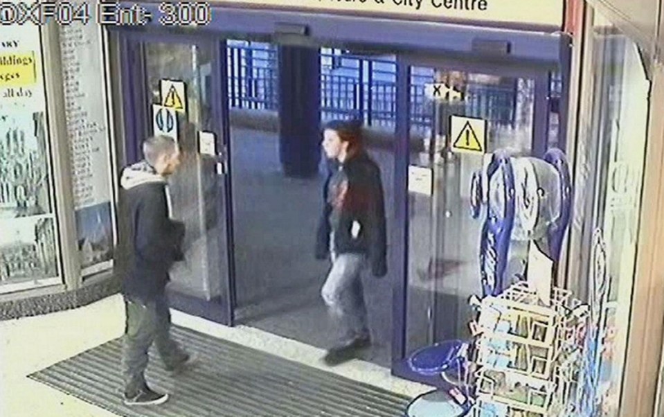 Jayden and Ben were caught on camera at Oxford station on the night she died