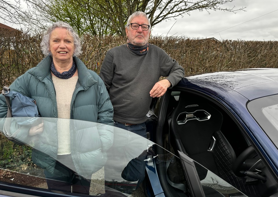 Retired businessman Ian McDonald and his wife Loraine came to visit the scenery