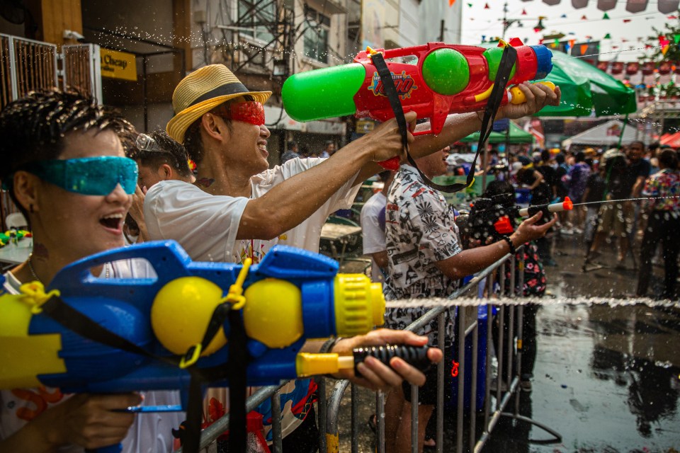 The water fights were unable to go ahead for the past three years due to the pandemic