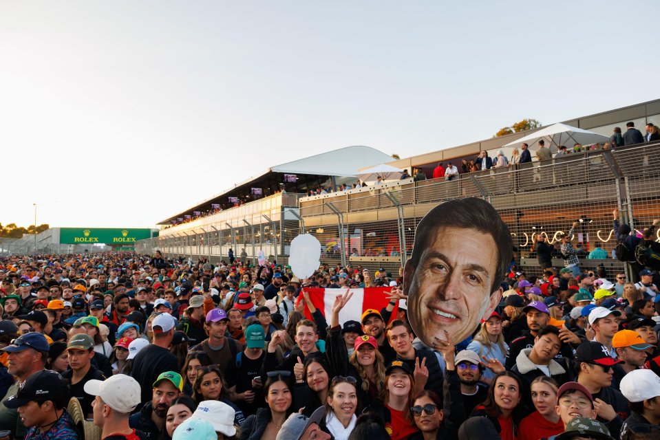 A fan was hurt during the Australian GP