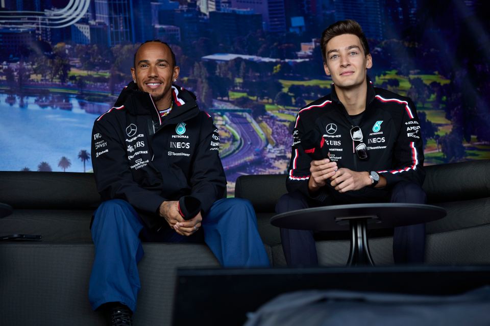 Cracks are starting to form between Lewis Hamilton and George Russell