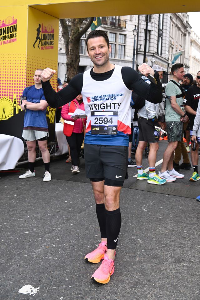 Mark completed last year's London Marathon