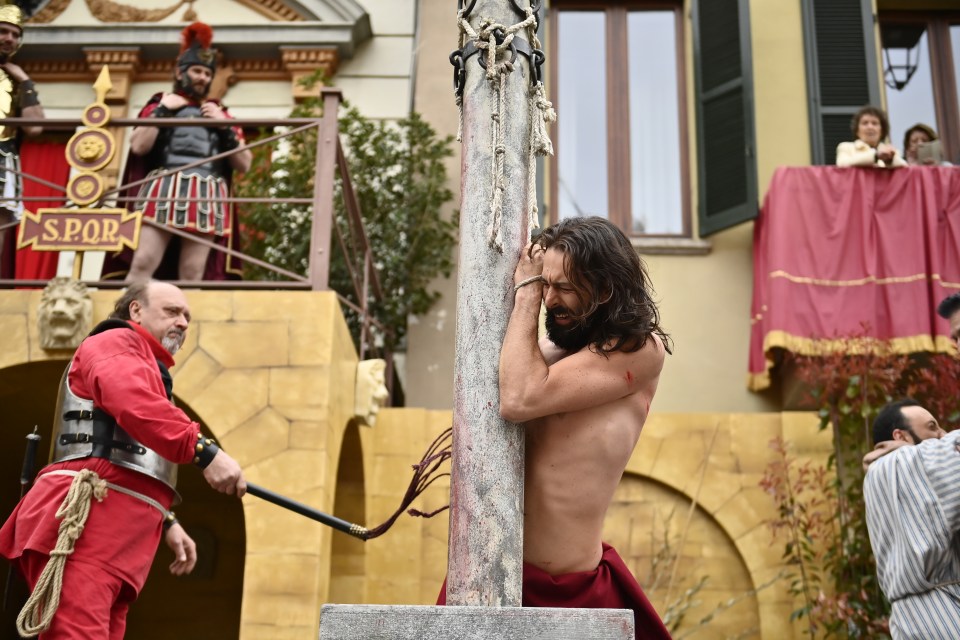 In Italy, locals re-enact the Passion of the Christ