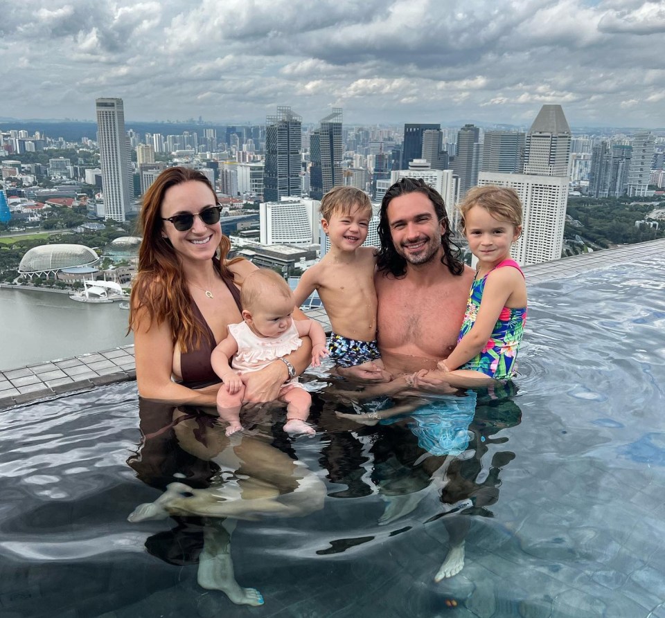 Joe Wicks and his family live a jetsetting lifestyle