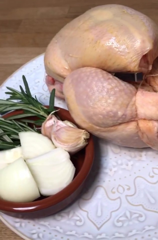 Season your chicken, before adding to your Air Fryer