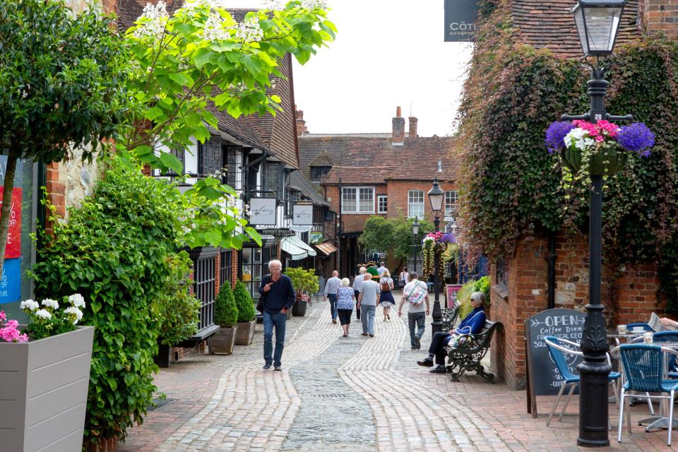 A small town in Surrey has won fans for its shops and history