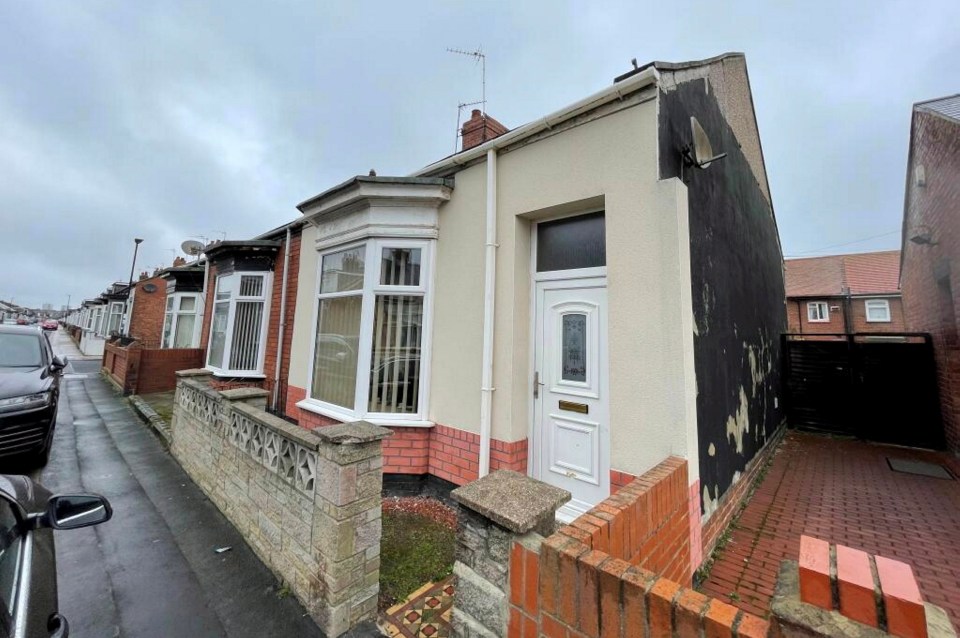 An end of terrace house is on the market for only £15,000