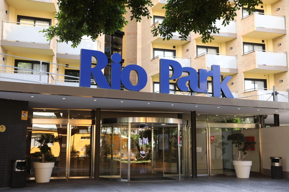 The incident happened at Rio Park Hotel in Benidorm