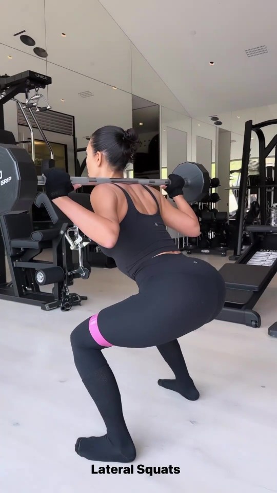 For serious glutes like Kim's, it's not all about squats, one PT tells us