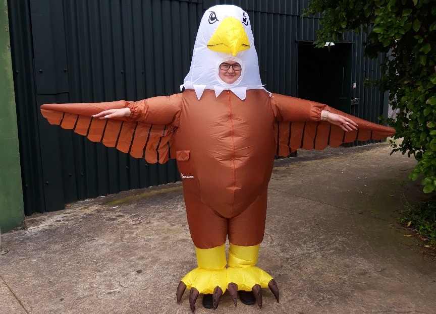 Blackpool Zoo needs someone to wear this inflatable eagle costume